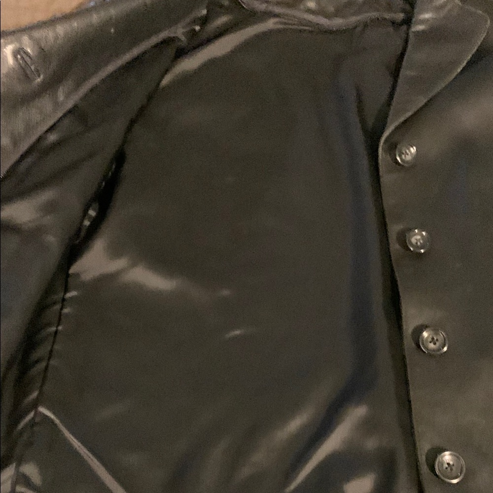 Classic Black Leather Jacket - image 5